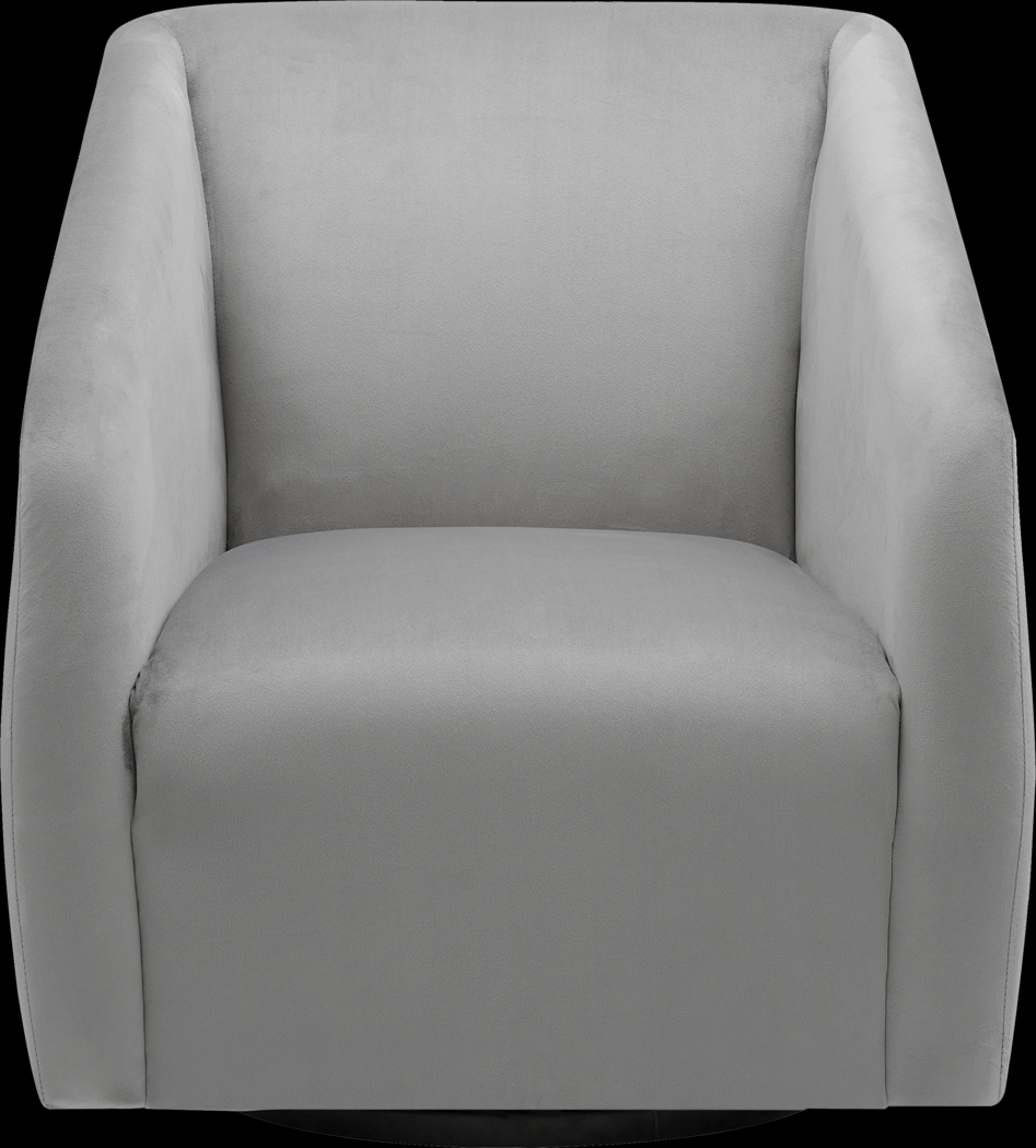 Yabers Gray Accent Chair - Thumbnail - Image 3