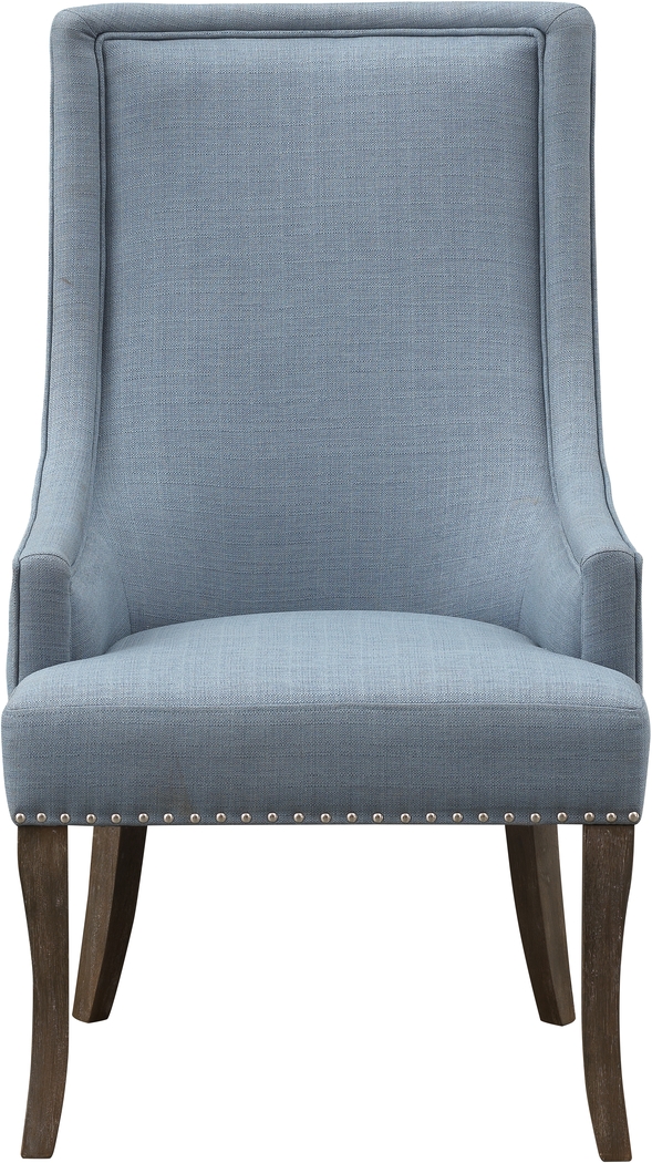 Yacavona Blue Arm Chair - Thumbnail - Image 3