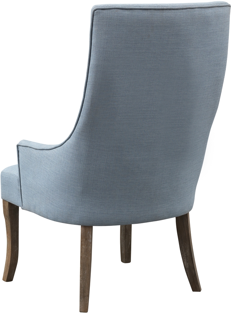 Yacavona Blue Arm Chair - Thumbnail - Image 5