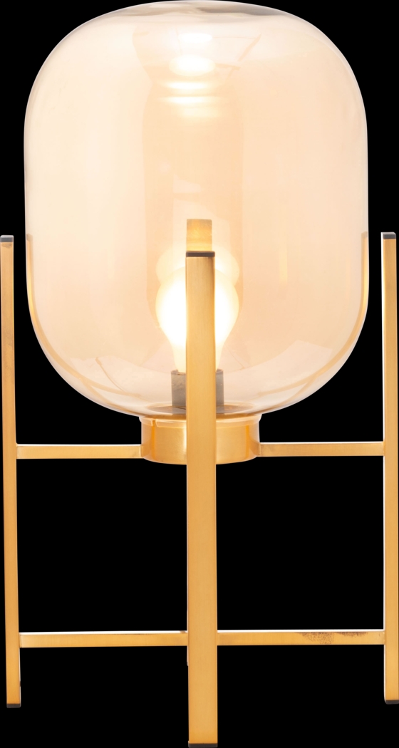 Yadkin Circle Gold Lamp - Thumbnail - Image 2
