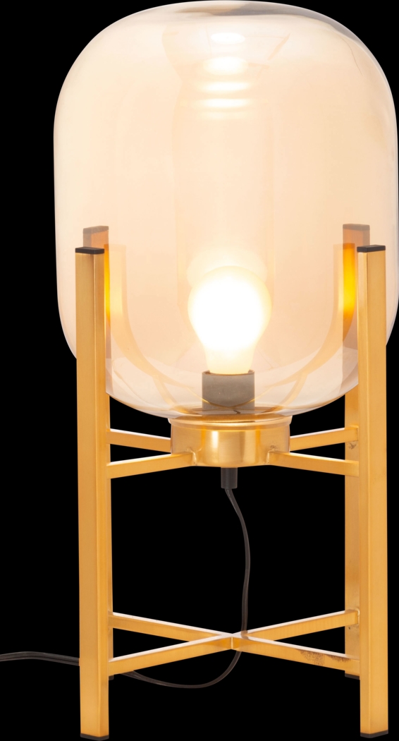 Yadkin Circle Gold Lamp - Thumbnail - Image 3