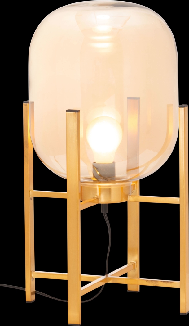 Yadkin Circle Gold Lamp - Thumbnail - Image 1