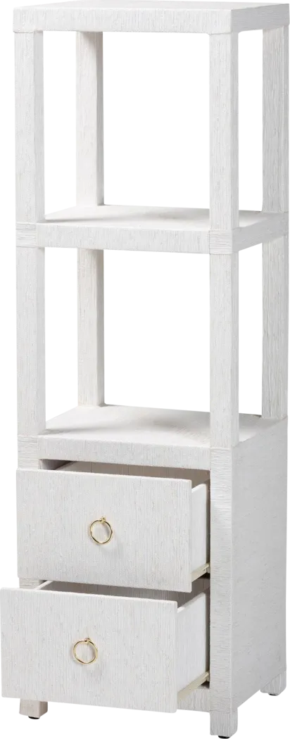 Yafer White Bookcase - Thumbnail - Image 4