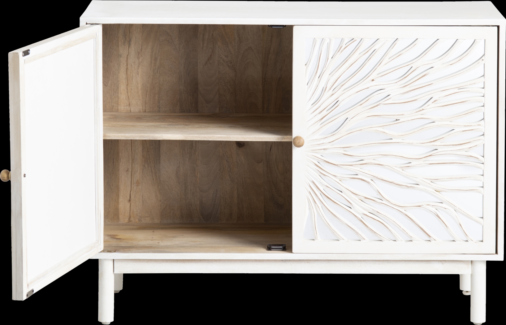 Yamalko White Accent Cabinet - Thumbnail - Image 3