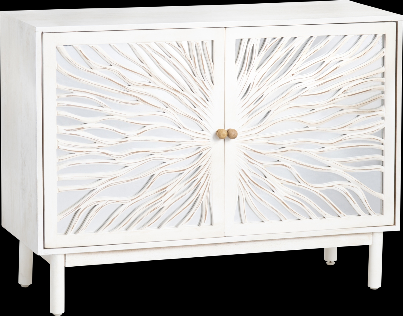 Yamalko White Accent Cabinet - Thumbnail - Image 1