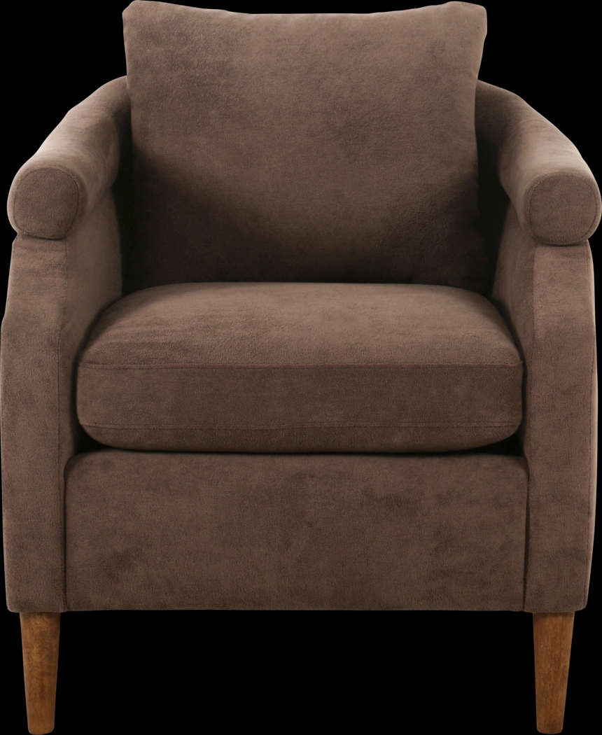 Yamina Brown Accent Chair - Thumbnail - Image 1