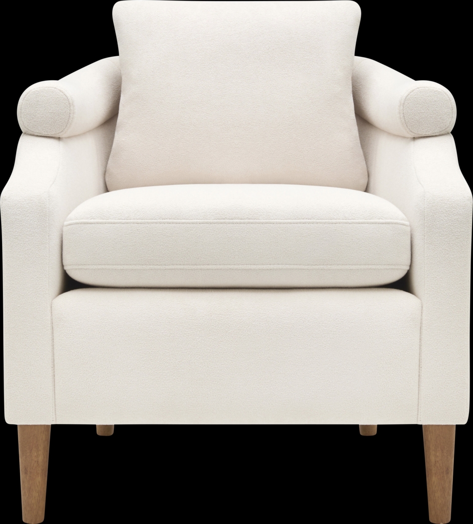 Yamina Ivory Accent Chair - Thumbnail - Image 3