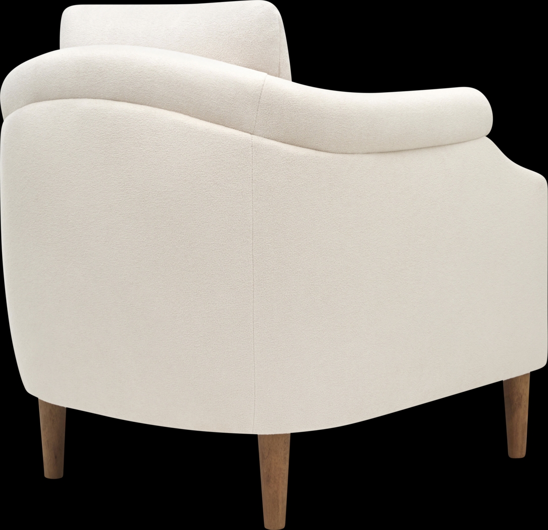 Yamina Ivory Accent Chair - Thumbnail - Image 4