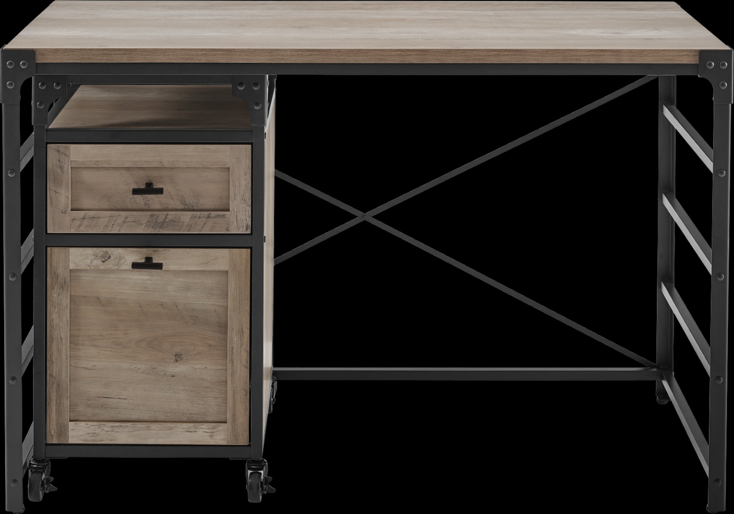 Yandem Gray Desk - Thumbnail - Image 2