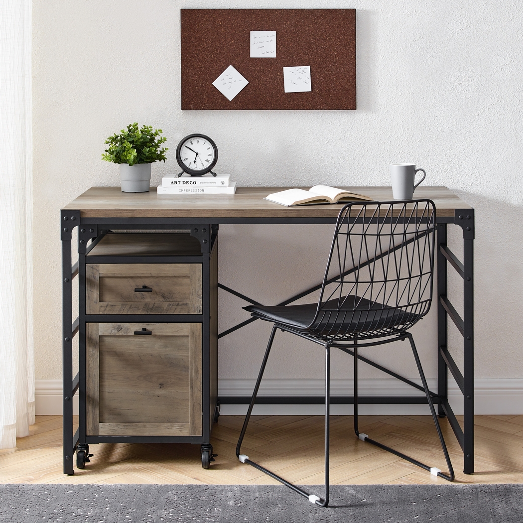 Yandem Gray Desk - Thumbnail - Image 5