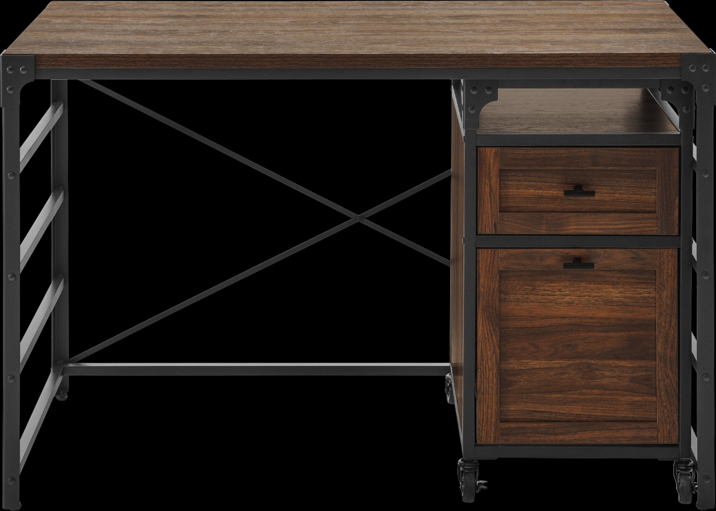 Yandem Walnut Desk - Thumbnail - Image 2
