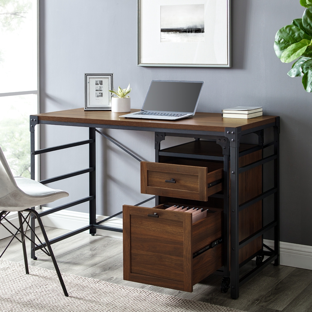 Yandem Walnut Desk - Thumbnail - Image 6