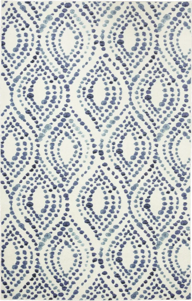 Yanet Navy 5' x 8' Rug - Thumbnail - Image 1