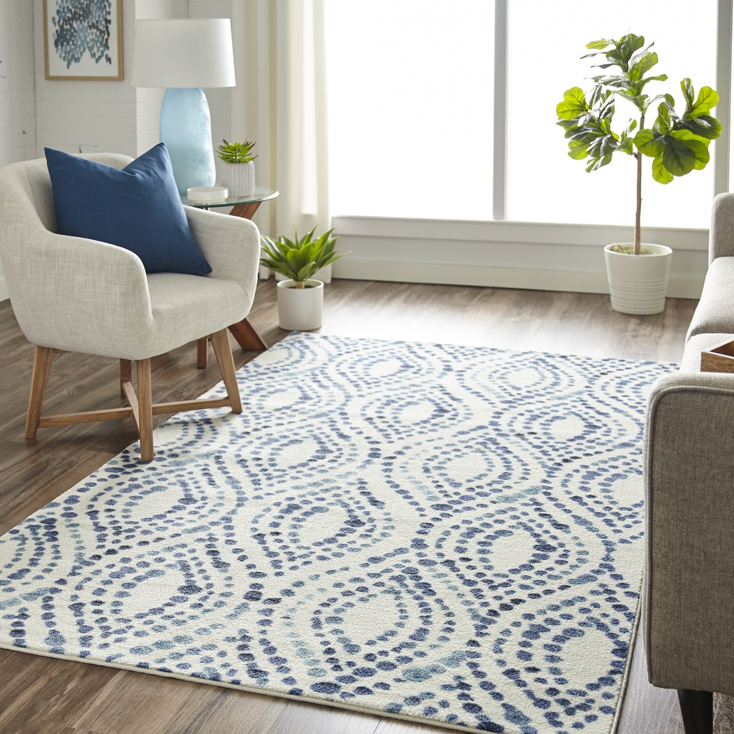 Yanet Navy 8' x 10' Rug - Thumbnail - Image 3