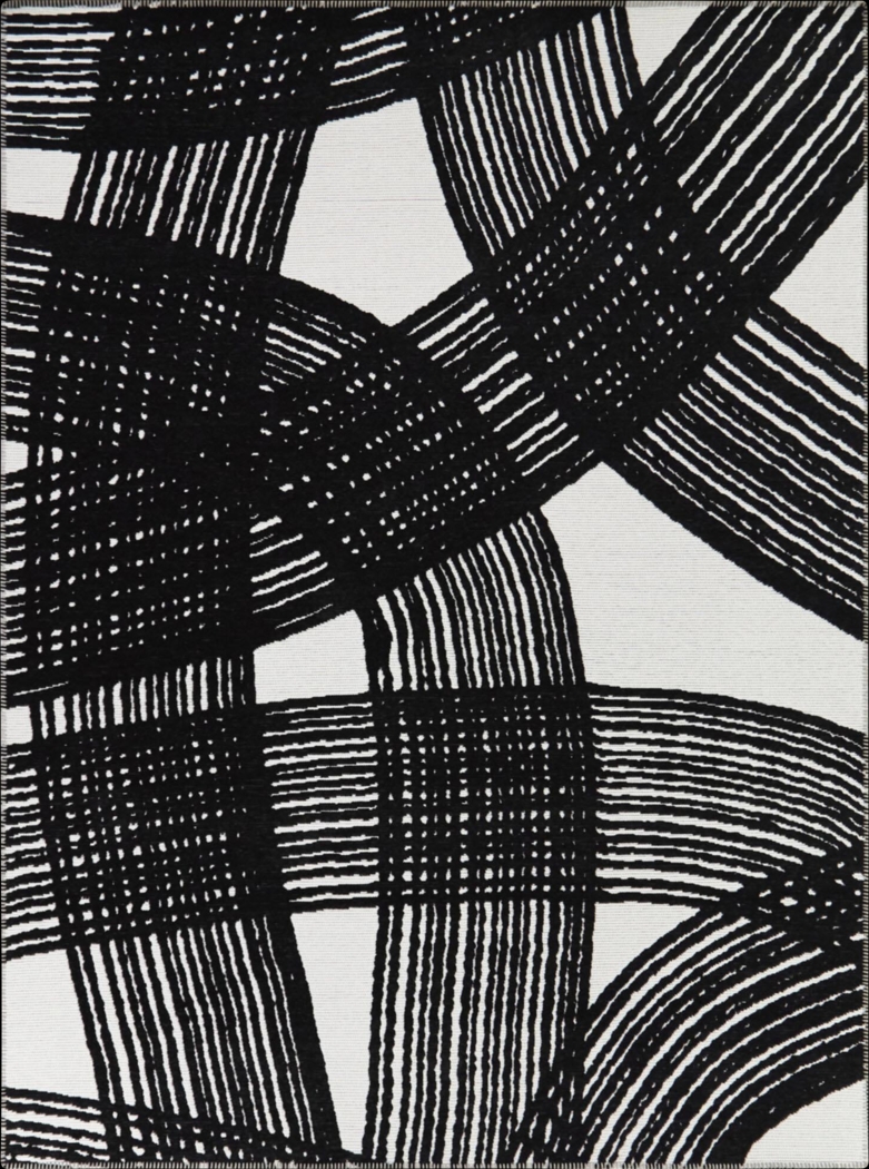 Yanys Black 7'10 x 10' Area Rug - Thumbnail - Image 1