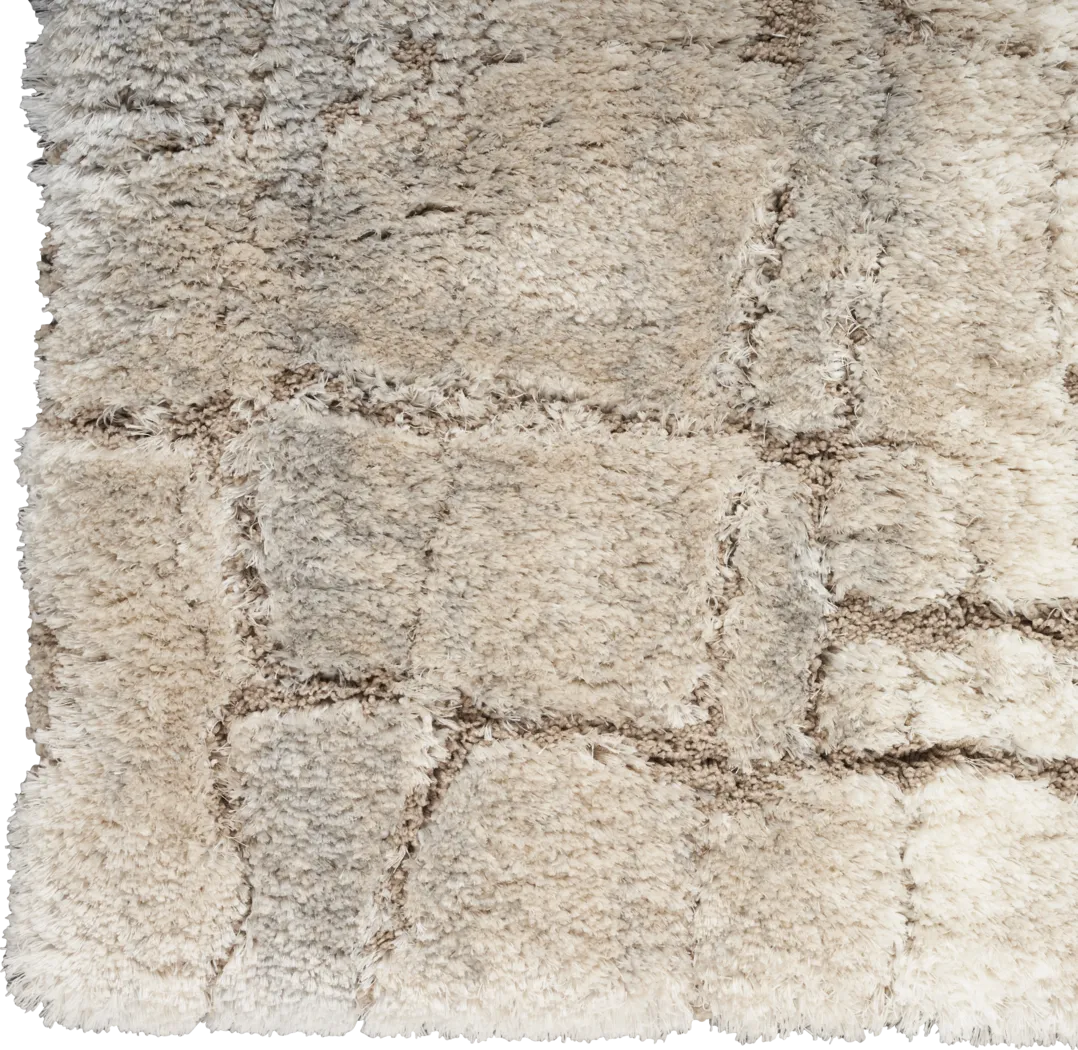 Yanzo Ivory/Beige 5'3 x 7'3 Rug - Thumbnail - Image 5