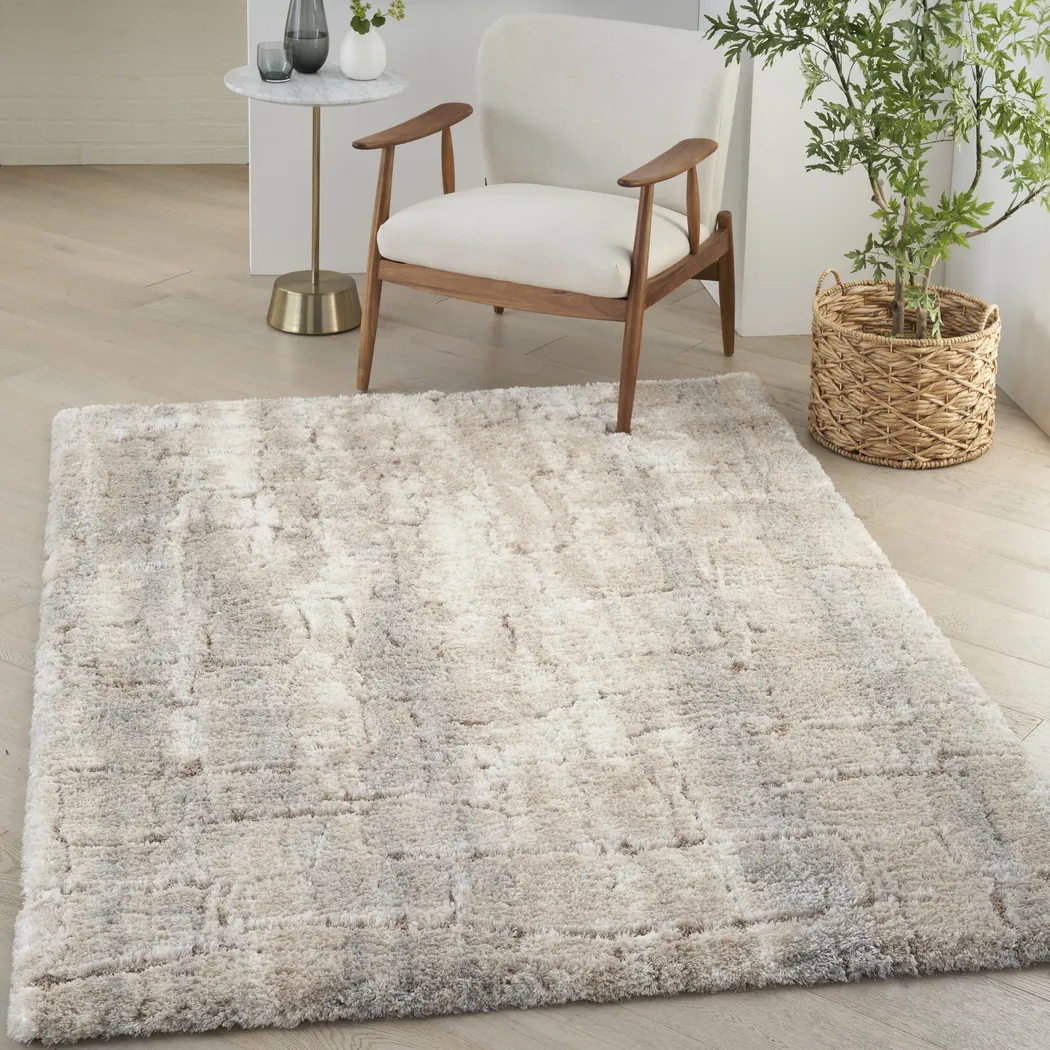 Yanzo Ivory/Beige 5'3 x 7'3 Rug - Thumbnail - Image 6