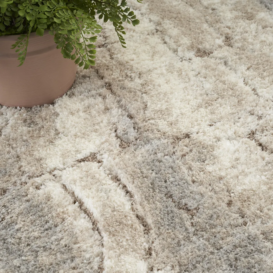 Yanzo Ivory/Beige 5'3 x 7'3 Rug - Thumbnail - Image 7