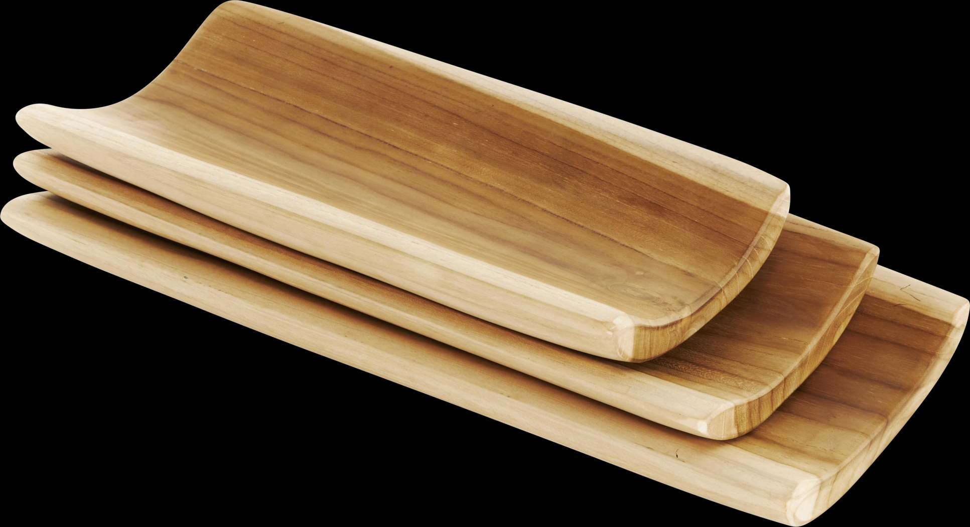 Yaoli Brown Tray, Set of 3 - Thumbnail - Image 5