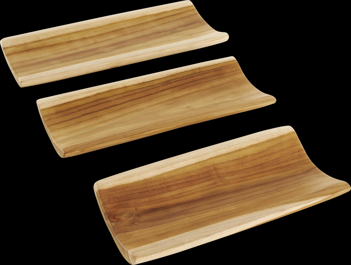 Yaoli Brown Tray, Set of 3 - Thumbnail - Image 7