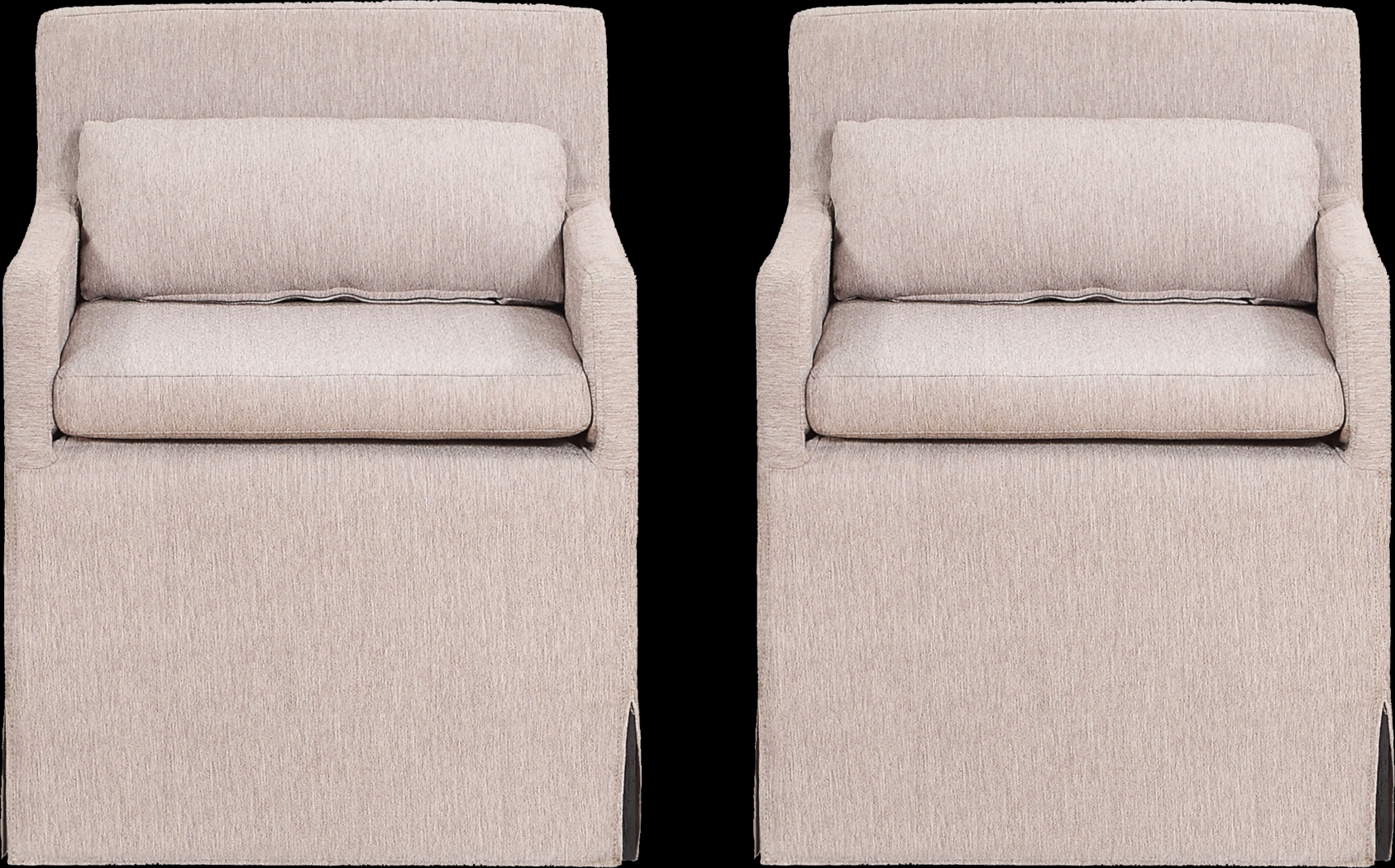 Yarberry Beige Set of 2 Side Chairs - Thumbnail - Image 1