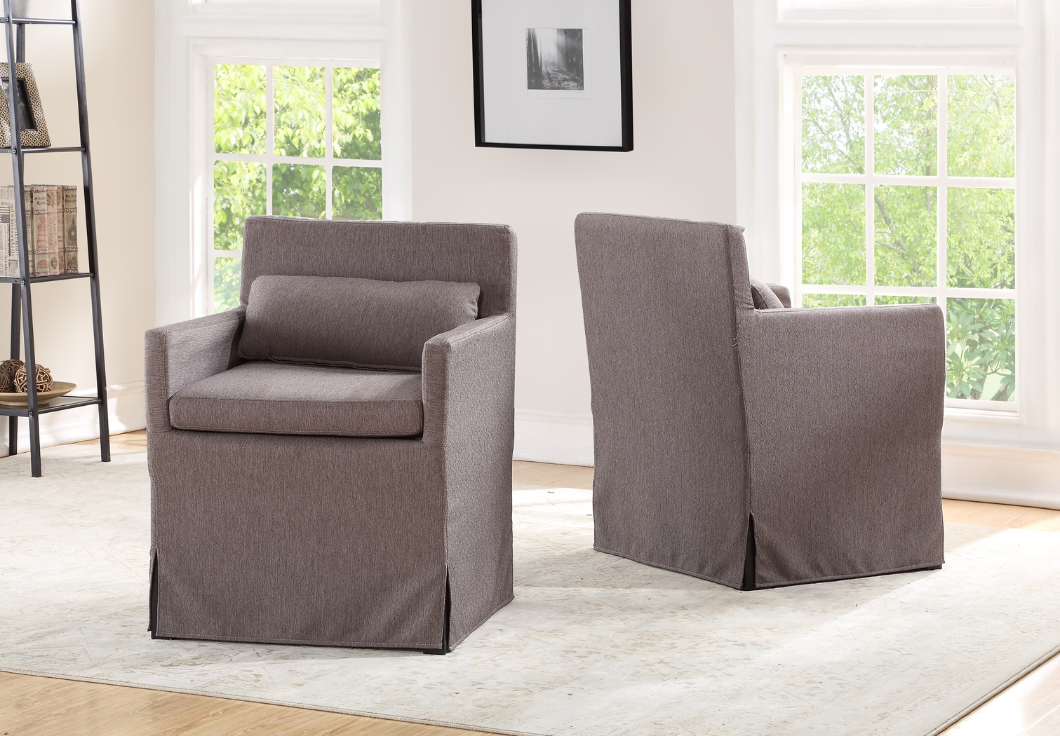 Yarberry Brown Set of 2 Side Chairs - Thumbnail - Image 5