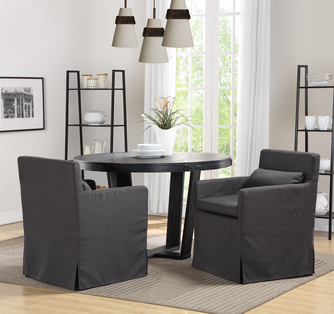 Yarberry Dark Gray Set of 2 Side Chairs - Thumbnail - Image 3