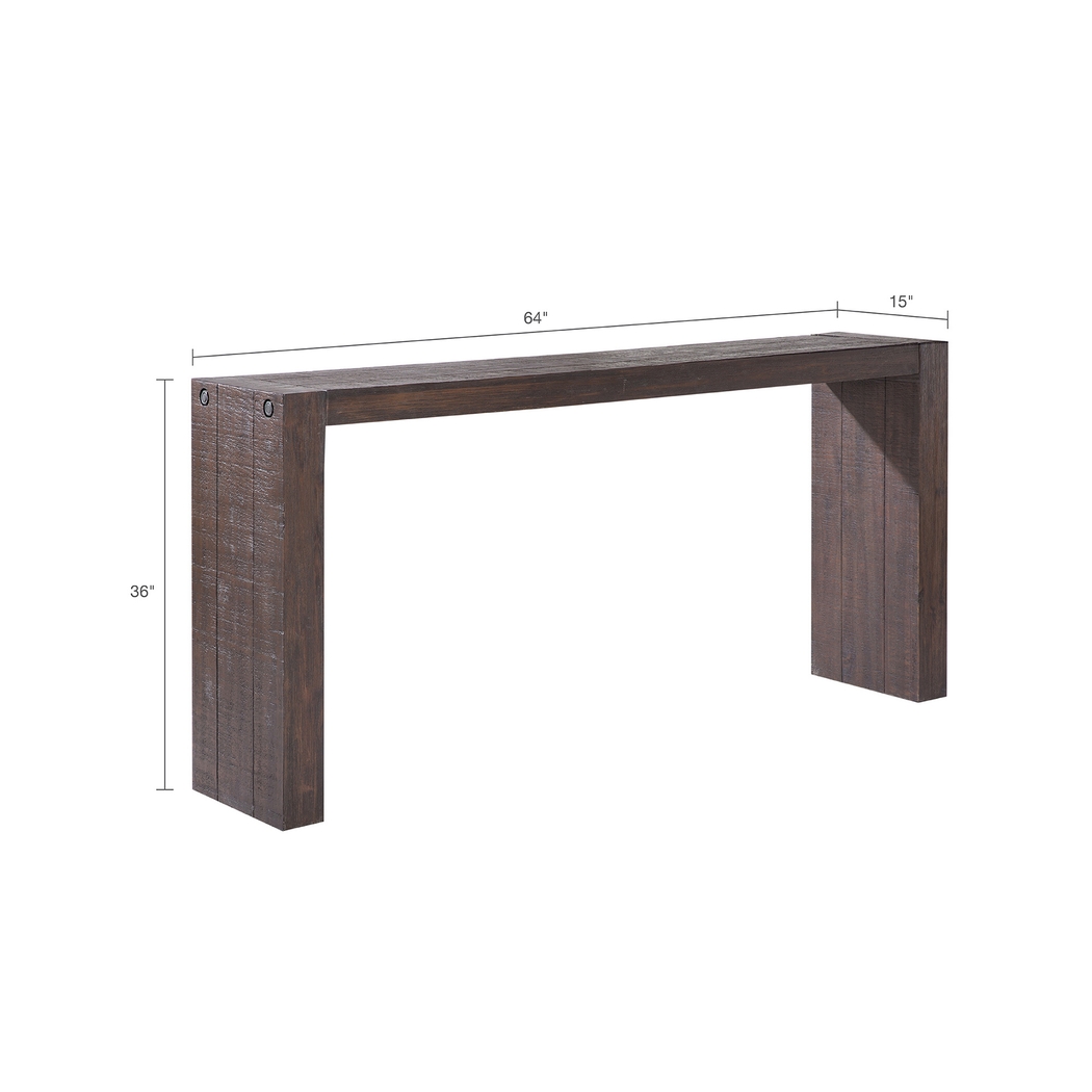 Yardarm Brown Console Table - Thumbnail - Image 2