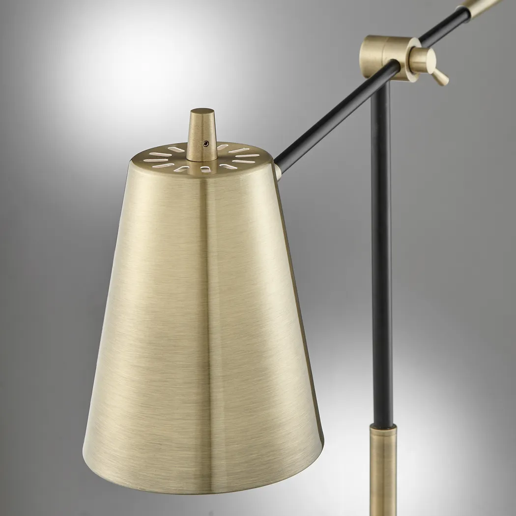 Yardarm Edge Brass Lamp - Thumbnail - Image 3