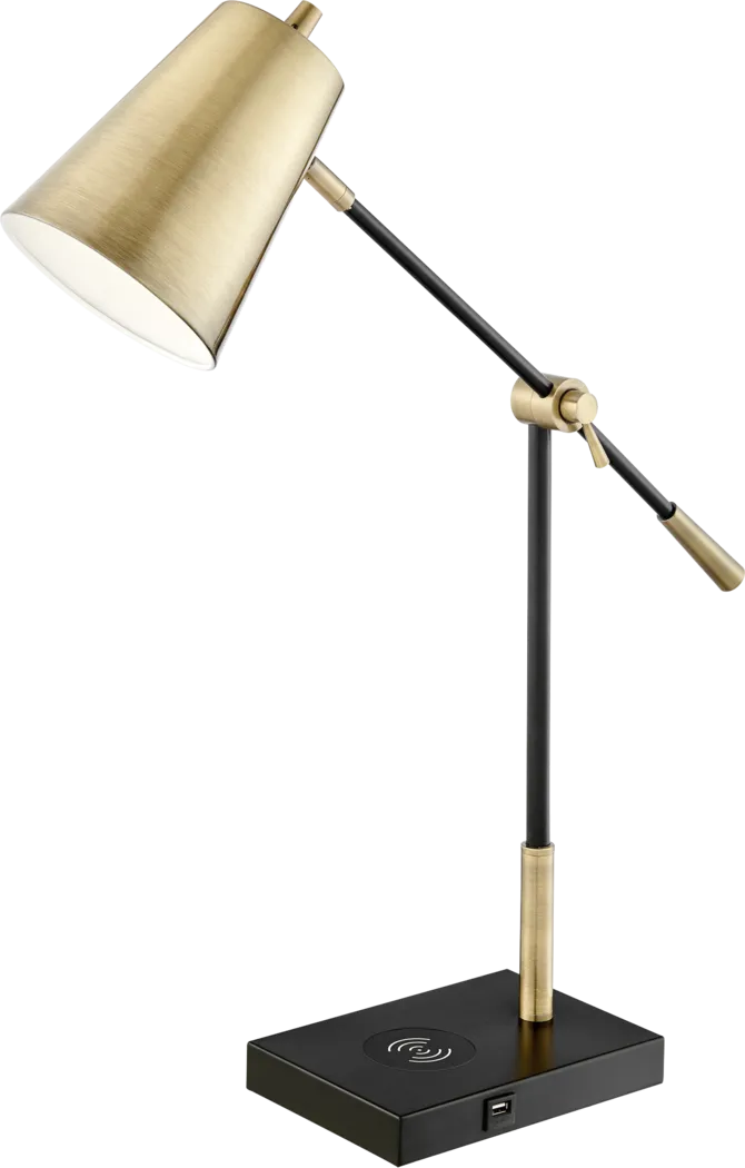 Yardarm Edge Brass Lamp - Thumbnail - Image 1