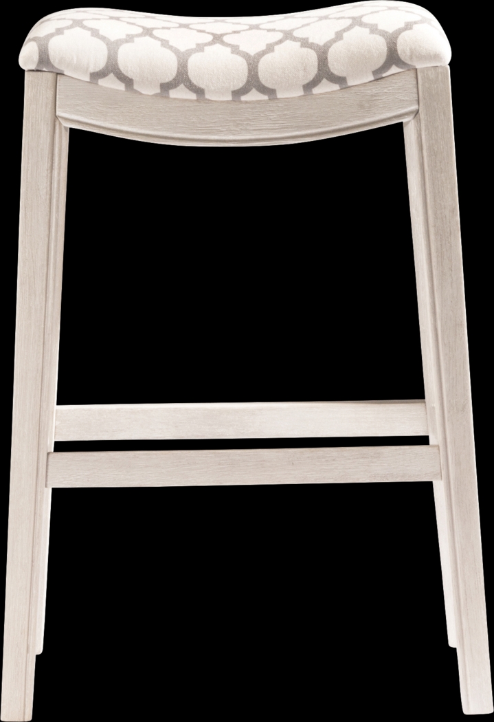 Yarnell White Counter Height Stool - Thumbnail - Image 4