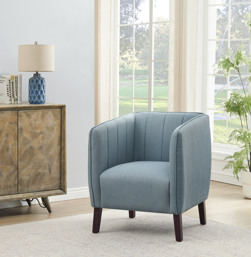 Yarsa Teal Accent Chair - Thumbnail - Image 2