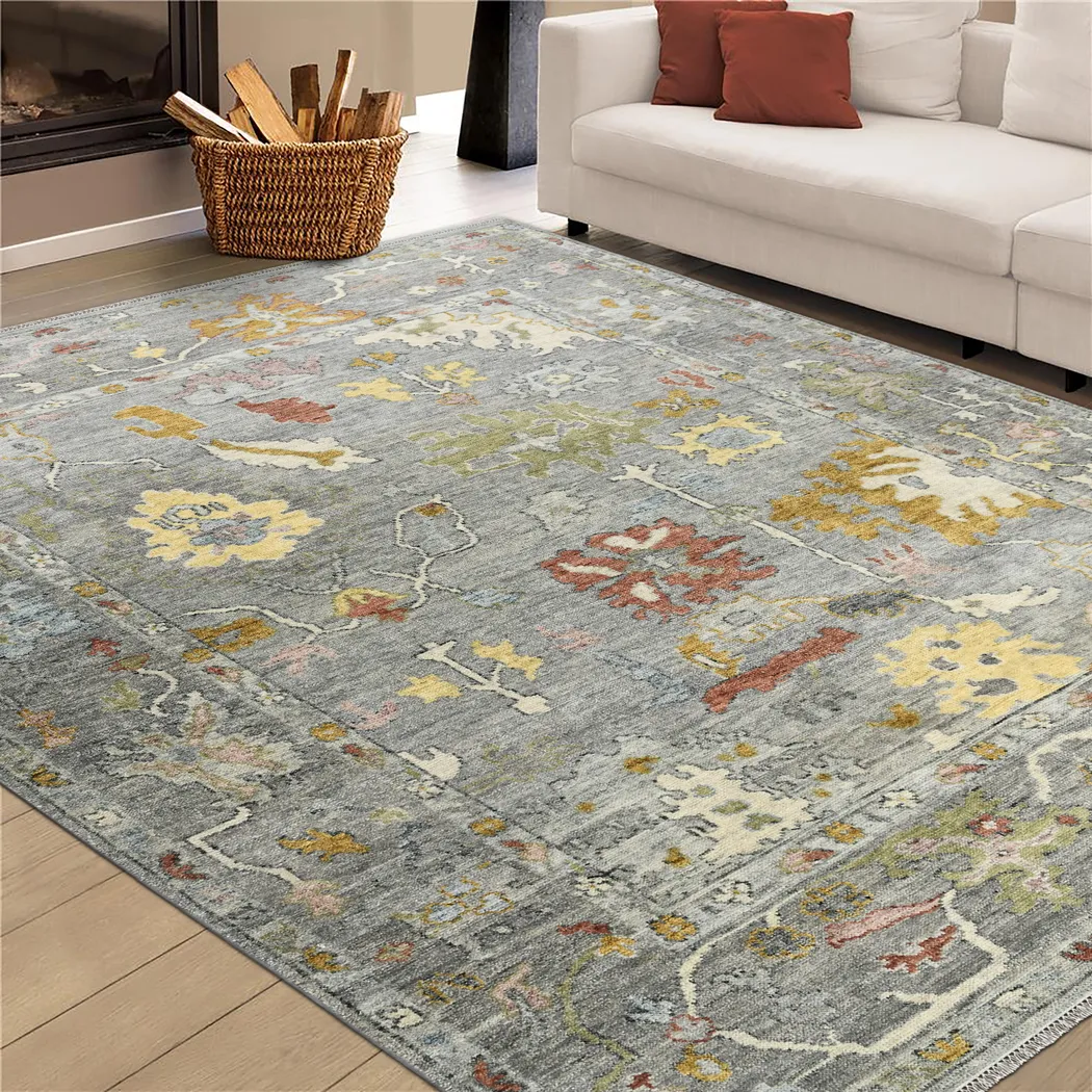 Yasa Gray 10' x 14' Rug - Thumbnail - Image 2