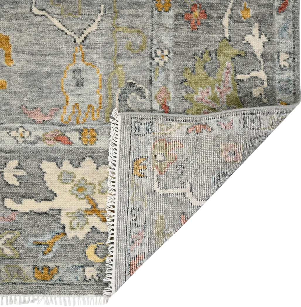 Yasa Gray 10' x 14' Rug - Thumbnail - Image 9