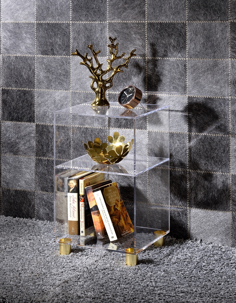 Yasone Clear End Table - Thumbnail - Image 2