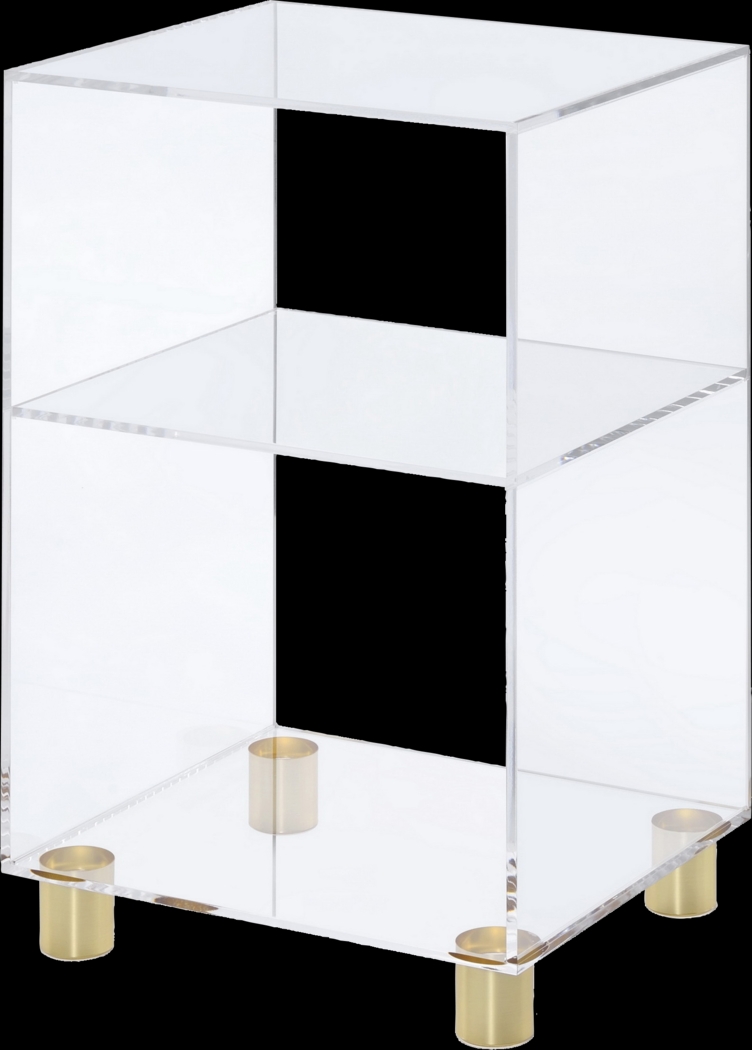 Yasone Clear End Table - Thumbnail - Image 1