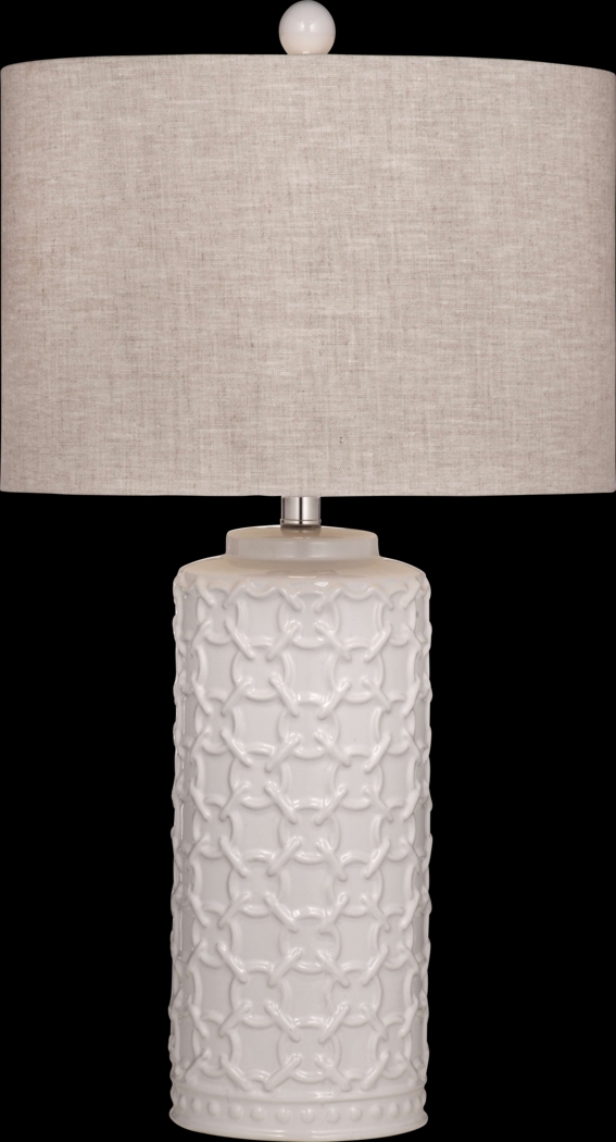 Yaupon Peak White Lamp - Thumbnail - Image 1