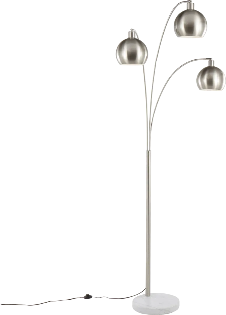 Yawkey Shores Nickel Floor Lamp - Thumbnail - Image 2