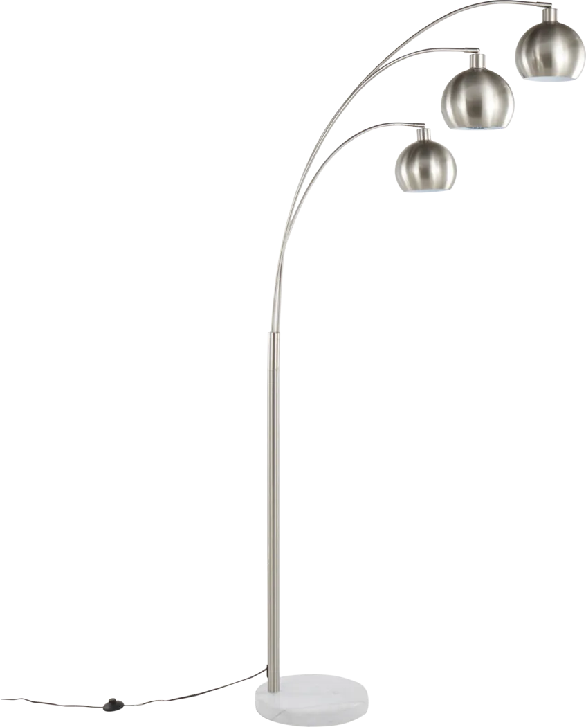 Yawkey Shores Nickel Floor Lamp - Thumbnail - Image 3