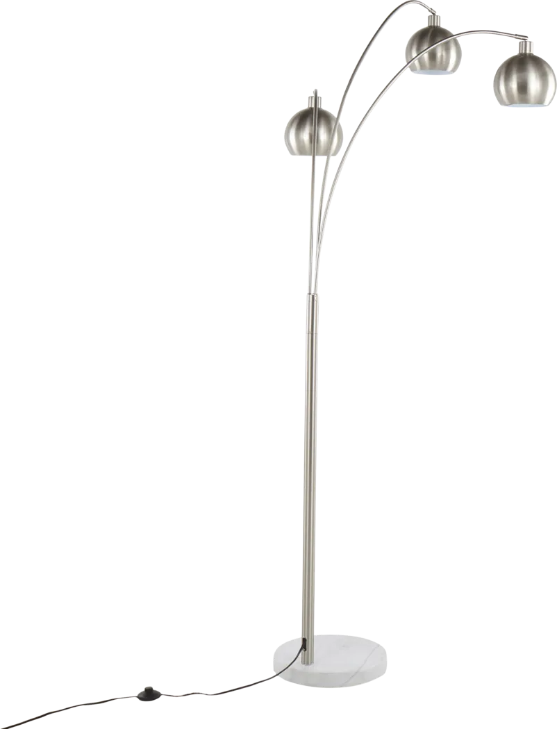 Yawkey Shores Nickel Floor Lamp - Thumbnail - Image 4