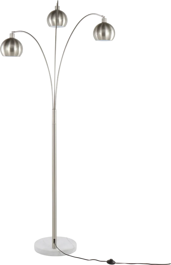 Yawkey Shores Nickel Floor Lamp - Thumbnail - Image 5