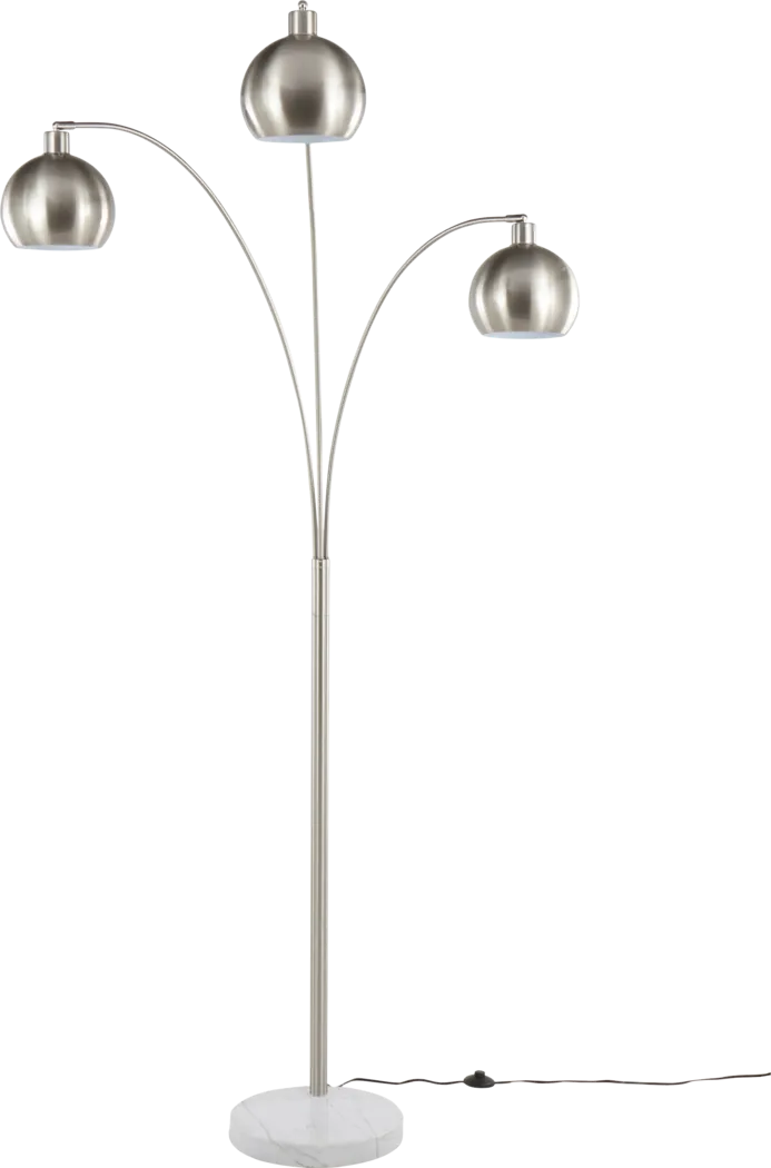 Yawkey Shores Nickel Floor Lamp - Thumbnail - Image 6