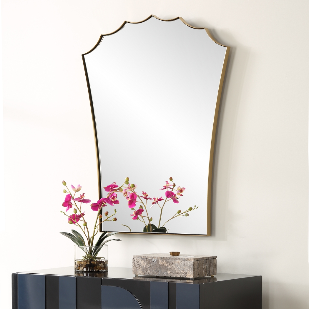 Yayaish Gold Wall Mirror - Thumbnail - Image 2