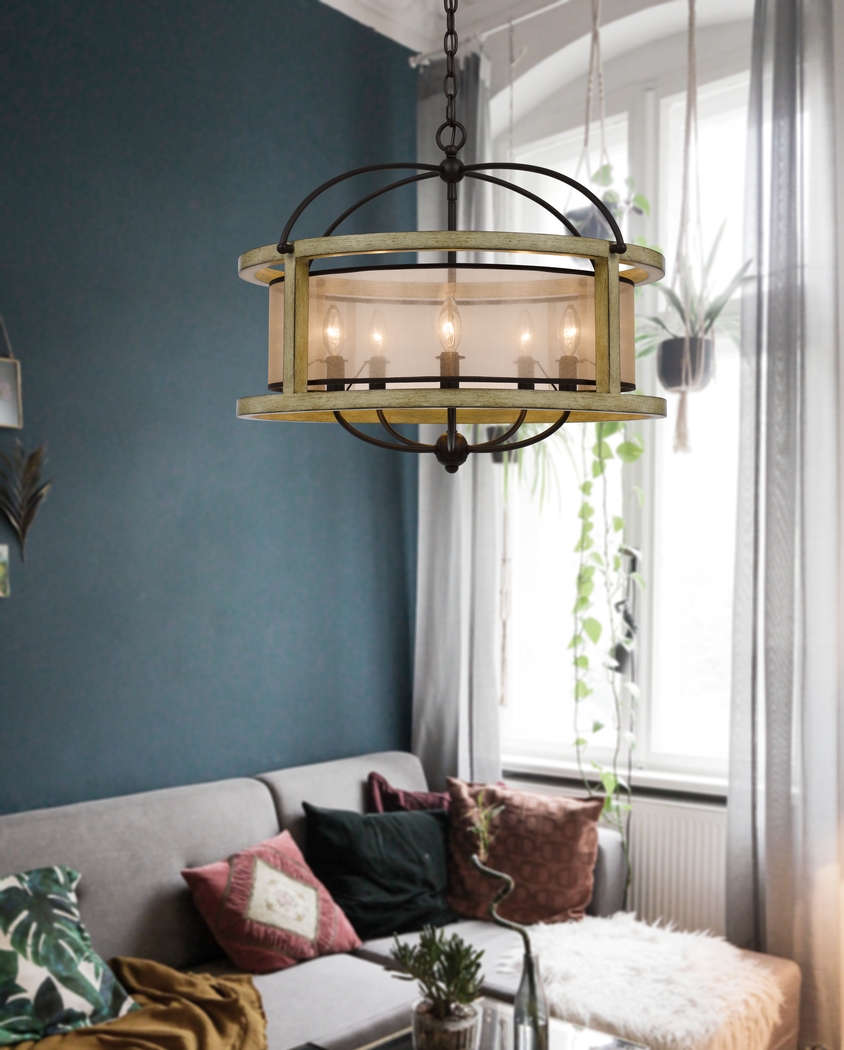 Yearling Beige Chandelier - Thumbnail - Image 2