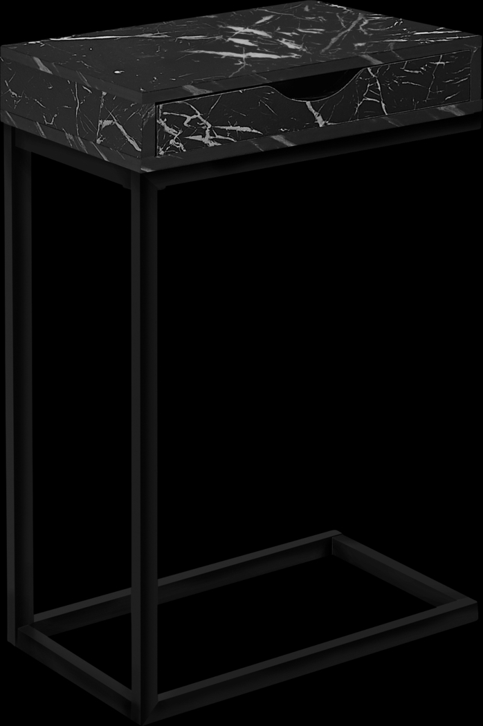 Yeaton Black Side Table - Thumbnail - Image 1