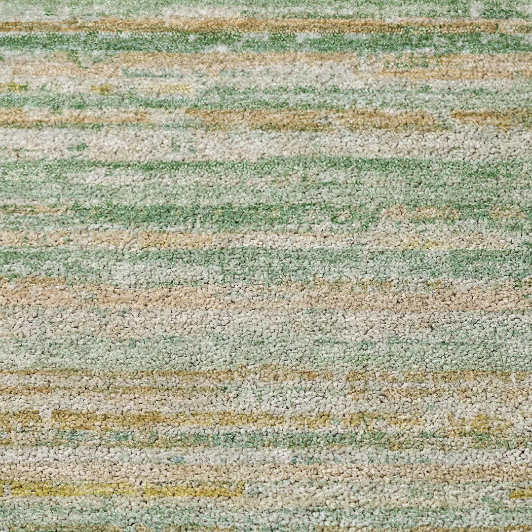 Yechi Green 5' x 8' Machine Washable Rug - Thumbnail - Image 2