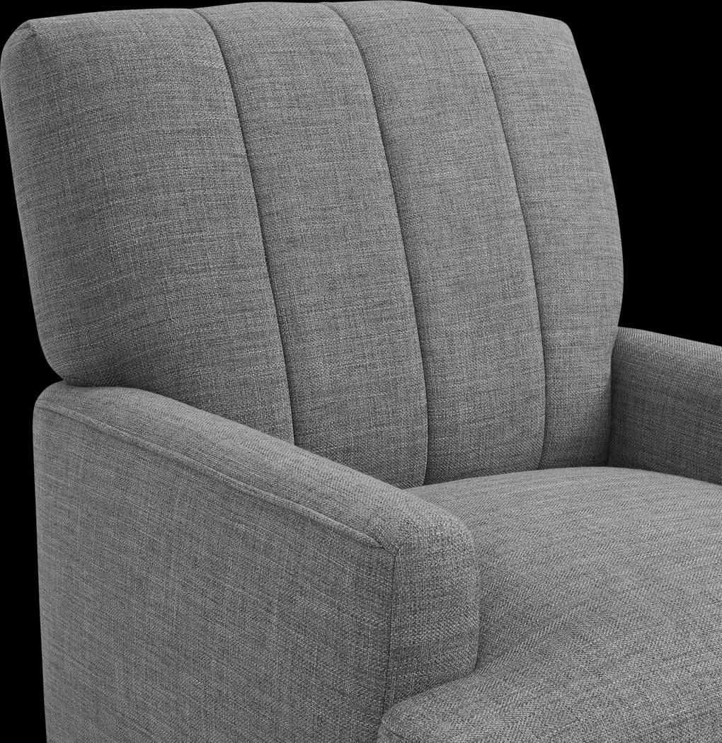 Yejide Gray Accent Chair - Thumbnail - Image 4