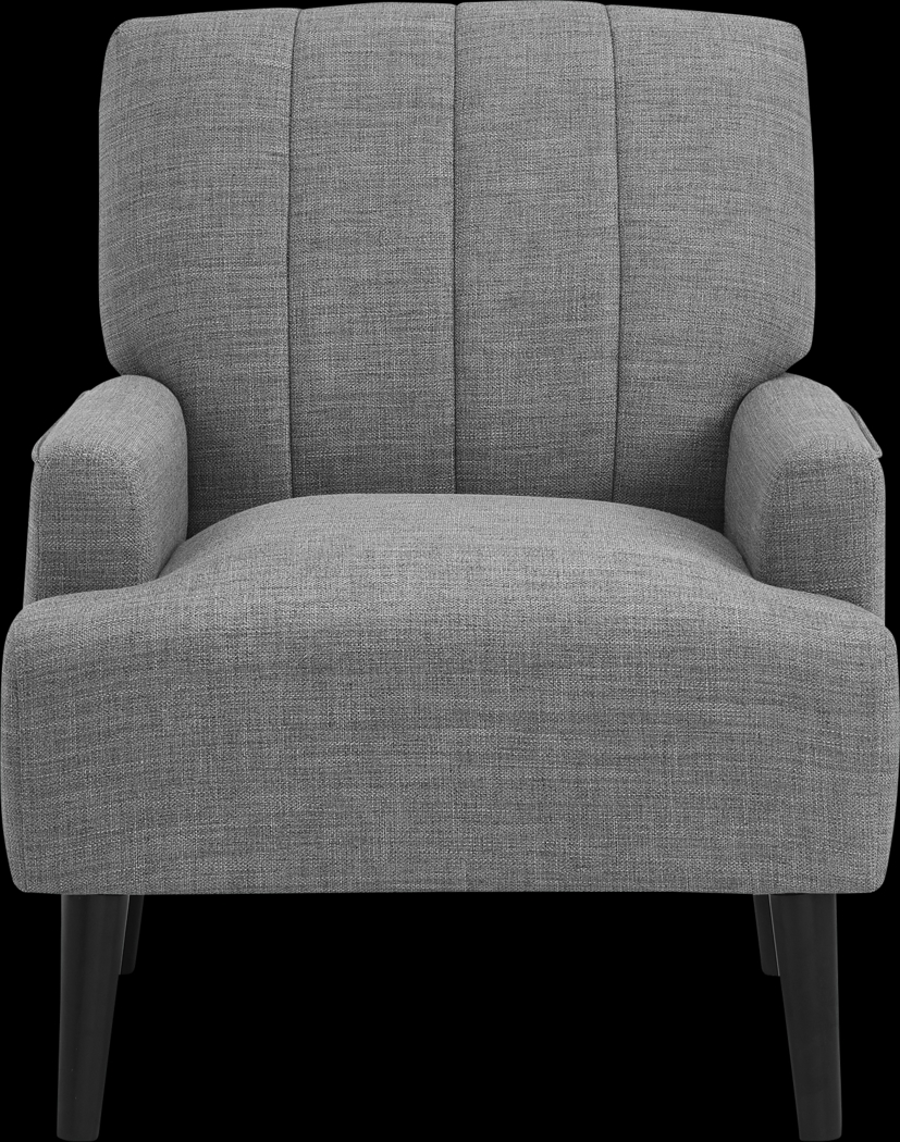 Yejide Gray Accent Chair - Thumbnail - Image 7