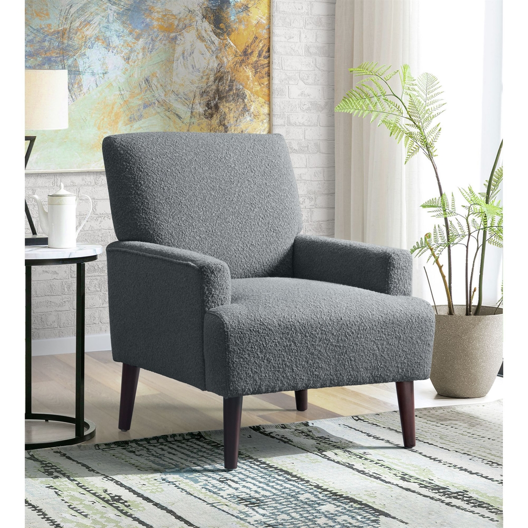 Yejide Gray Accent Chair - Thumbnail - Image 2