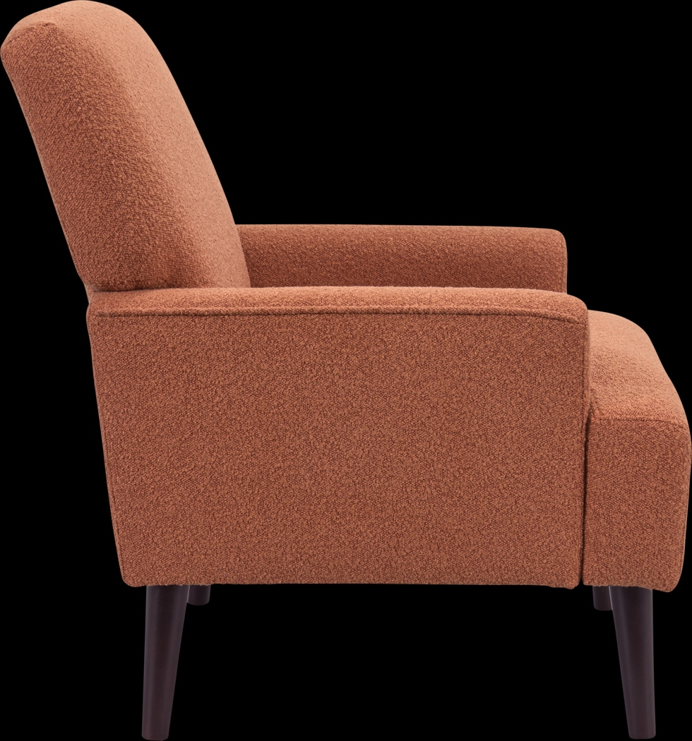 Yejide Orange Accent Chair - Thumbnail - Image 8
